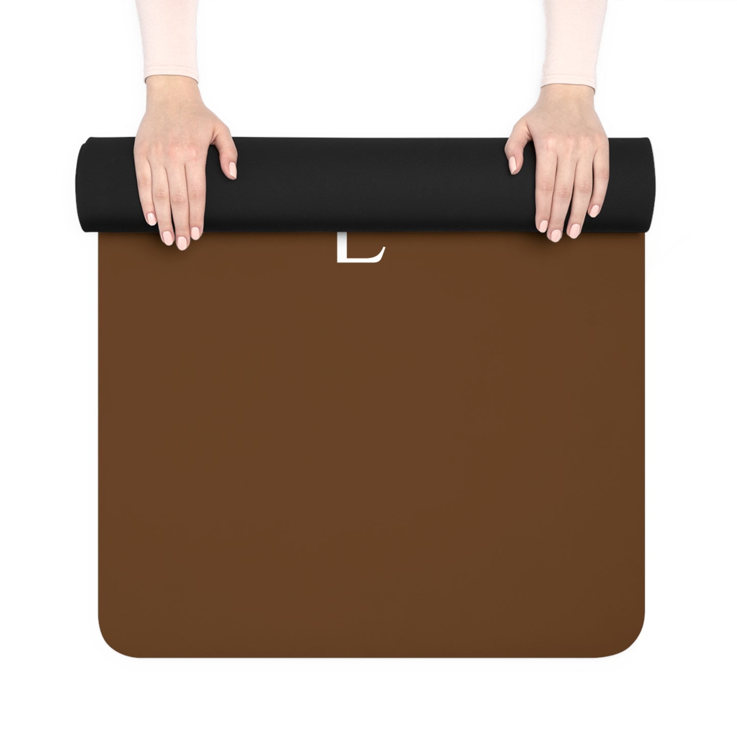 Flashlander Namaste Rubber Yoga Mat Brown