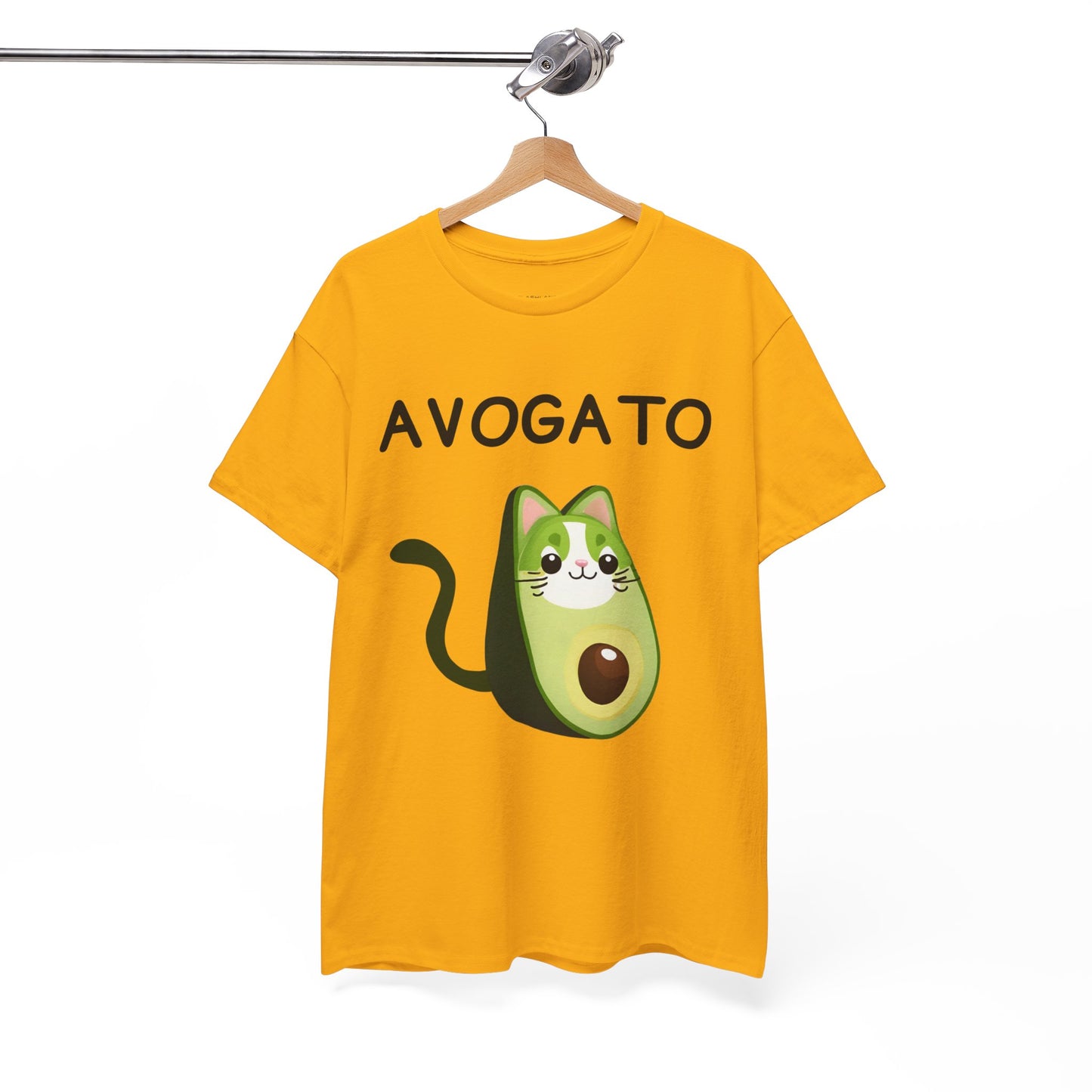 Avogato Funny Avocado Cat Face - Flashlander Gym Shirt