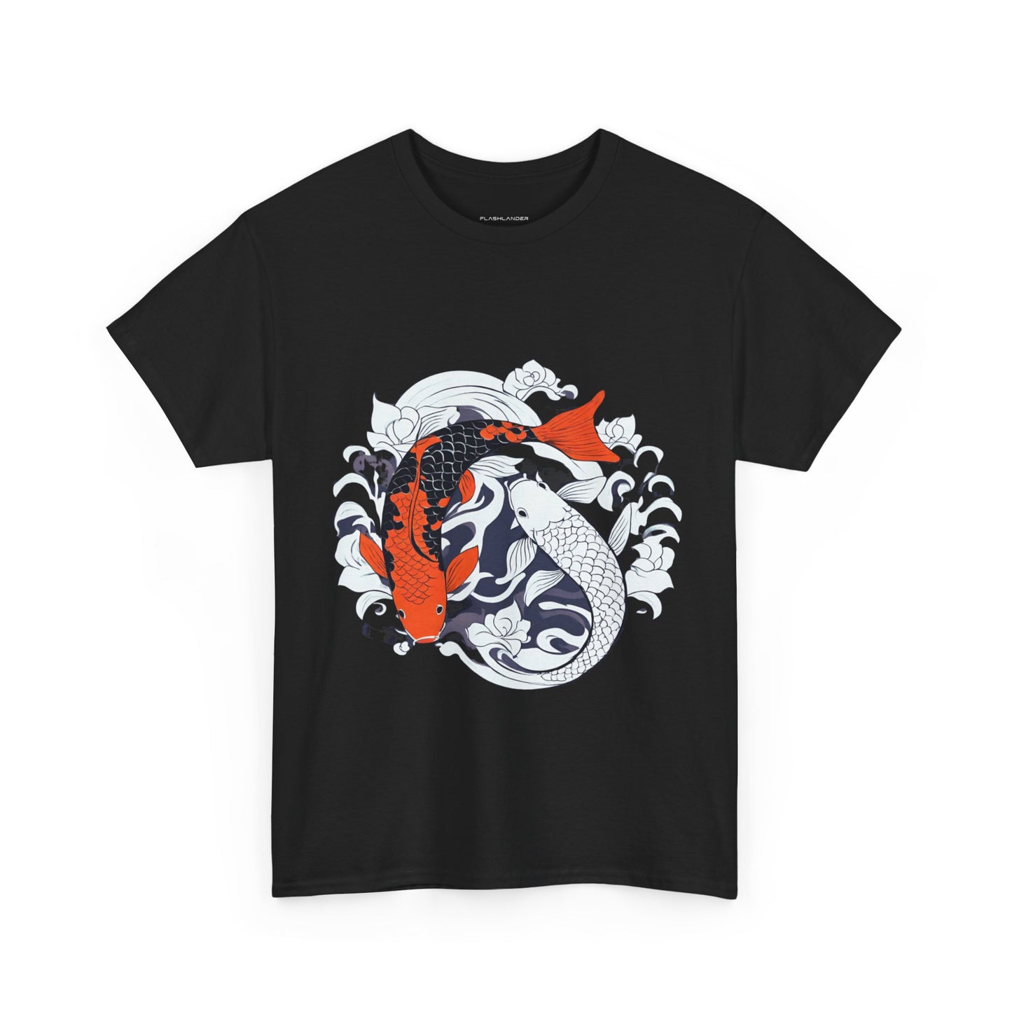 Yin Yang Japanese Koi Fish Flashlander Gym Shirt