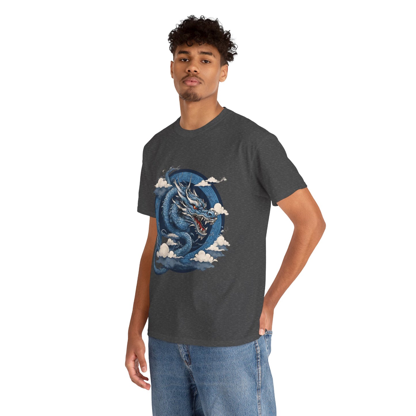 Dragon bleu japonais - T-shirt de sport Flashlander