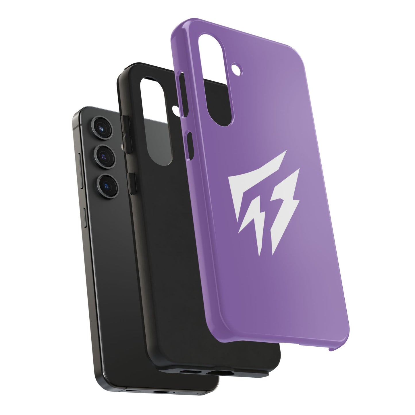 Flashlander Thunders Tough Phone Cases for all Iphone and Samsung Galaxy Light Purple