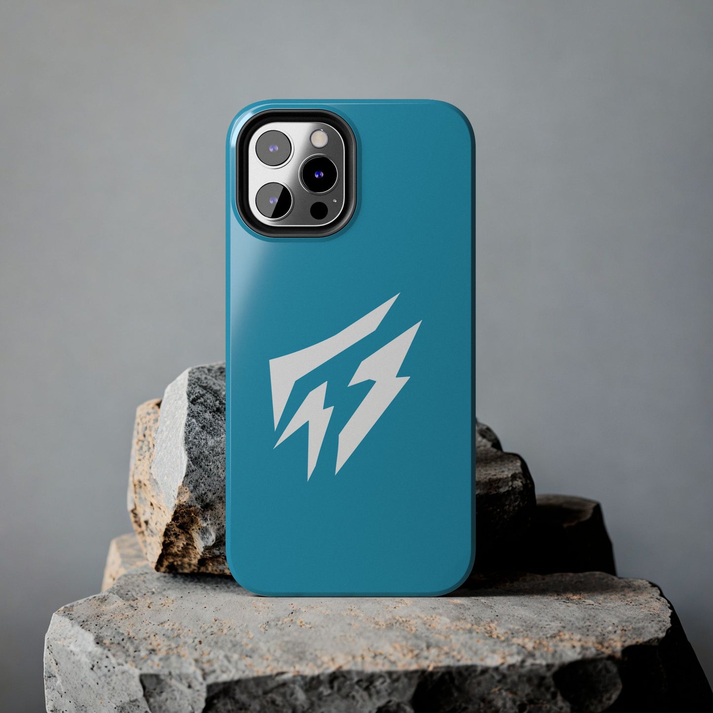 Flashlander Thunders Tough Phone Cases for all Iphone and Samsung Galaxy Blue Aqua Turquoise