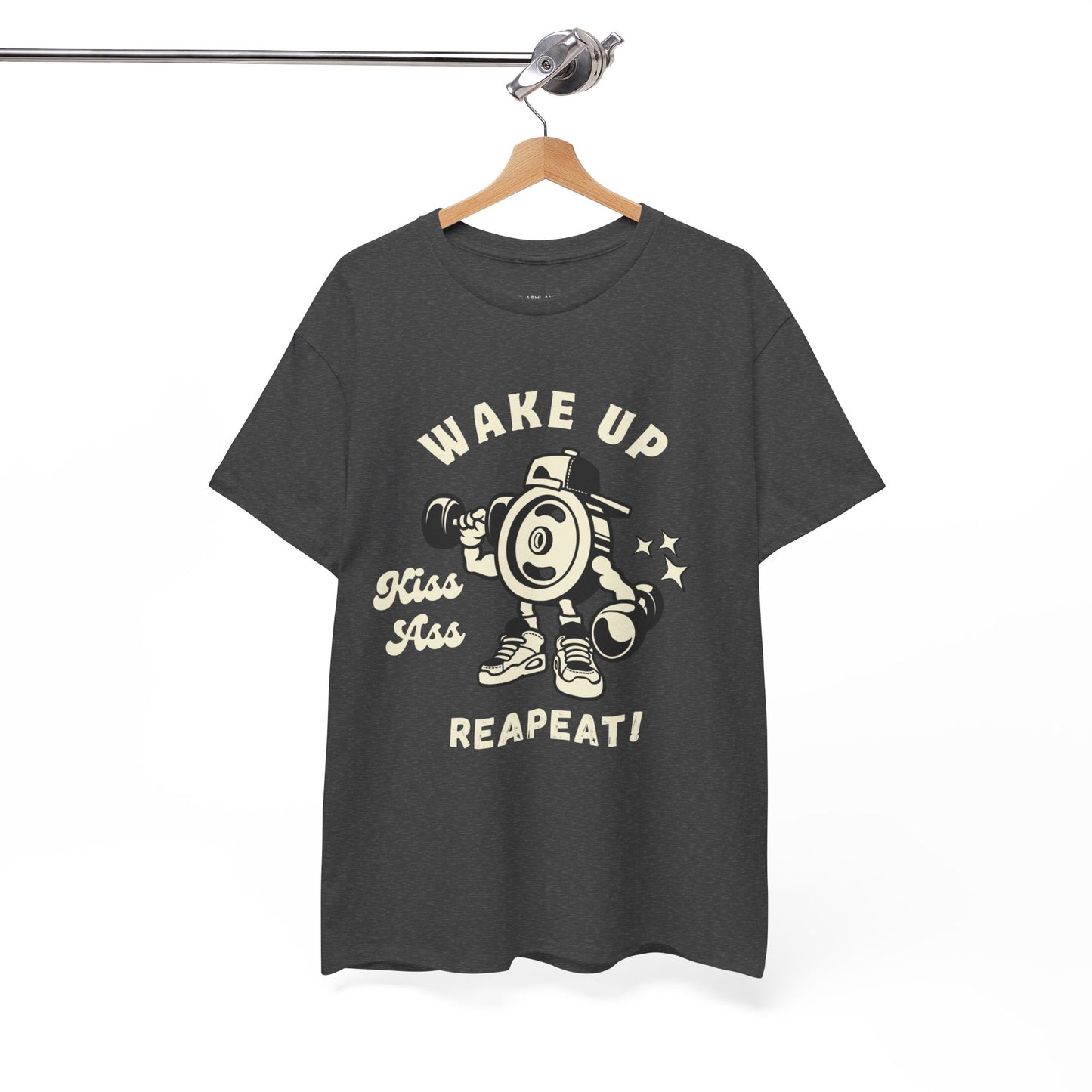 Wake Up Kiss Ass Reapeat - Flashlander Gym Shirt