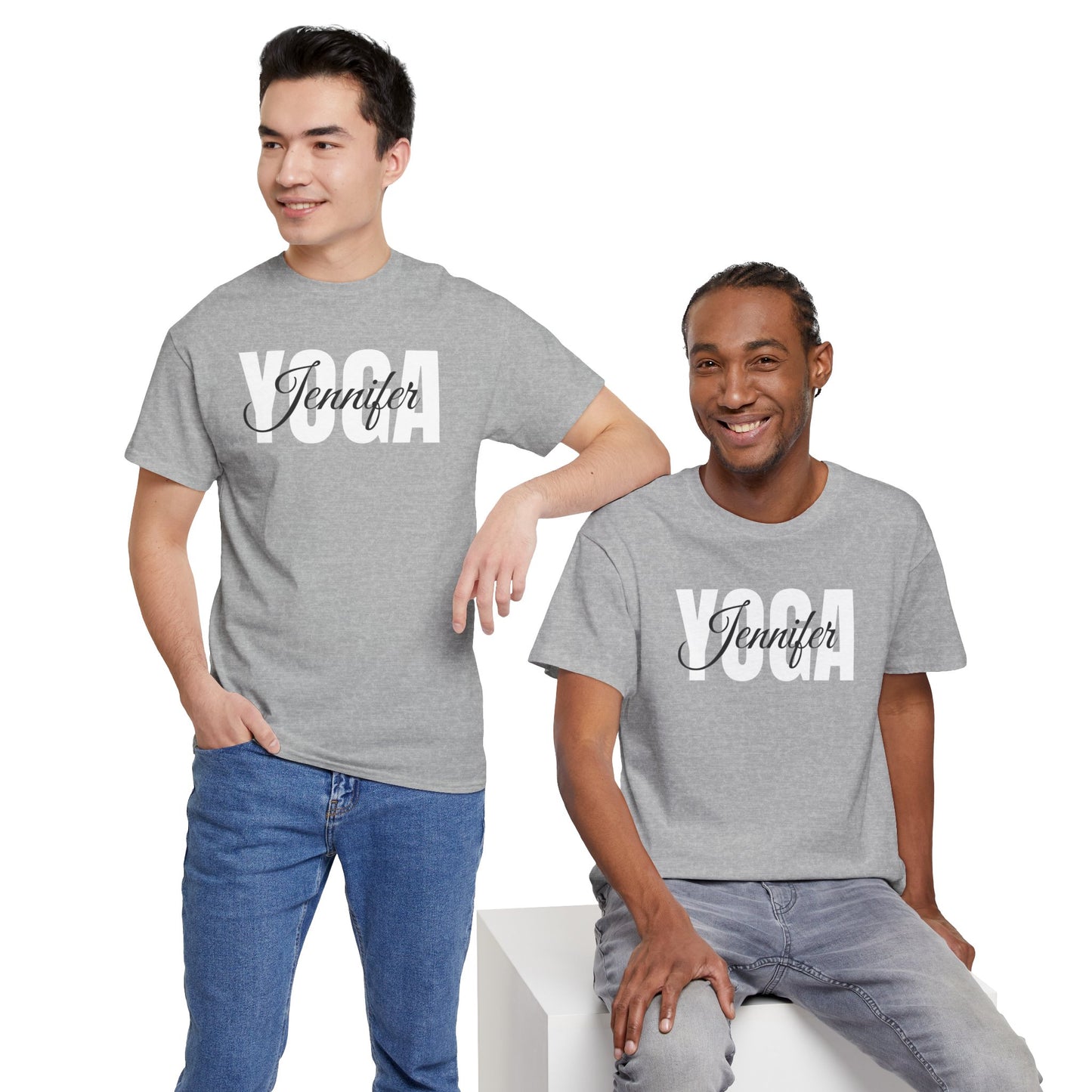 Personalized Yoga Shirt with Custom Name - Flashlander Gym Tee