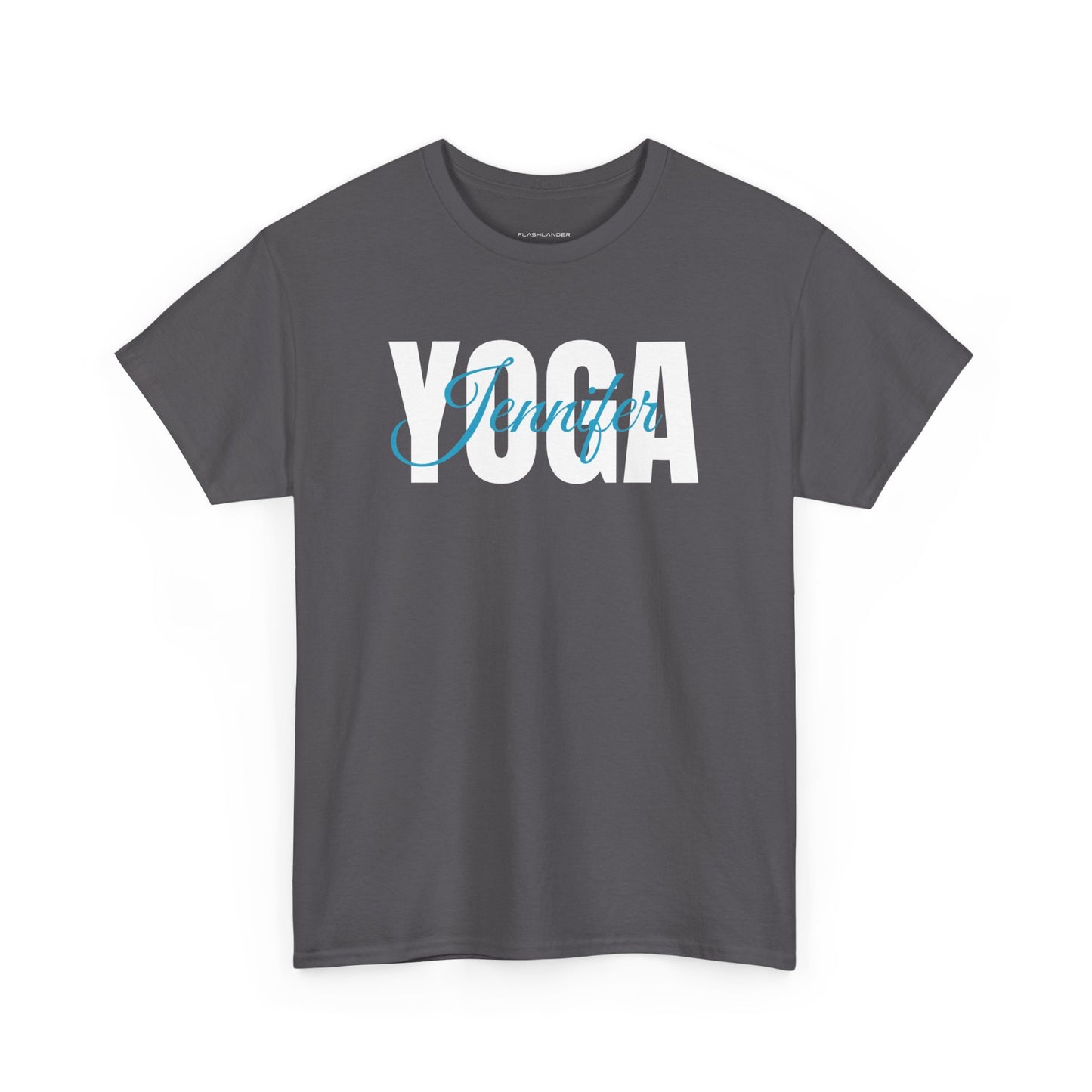 Personalized Yoga Shirt with Custom Name - Flashlander Gym Tee