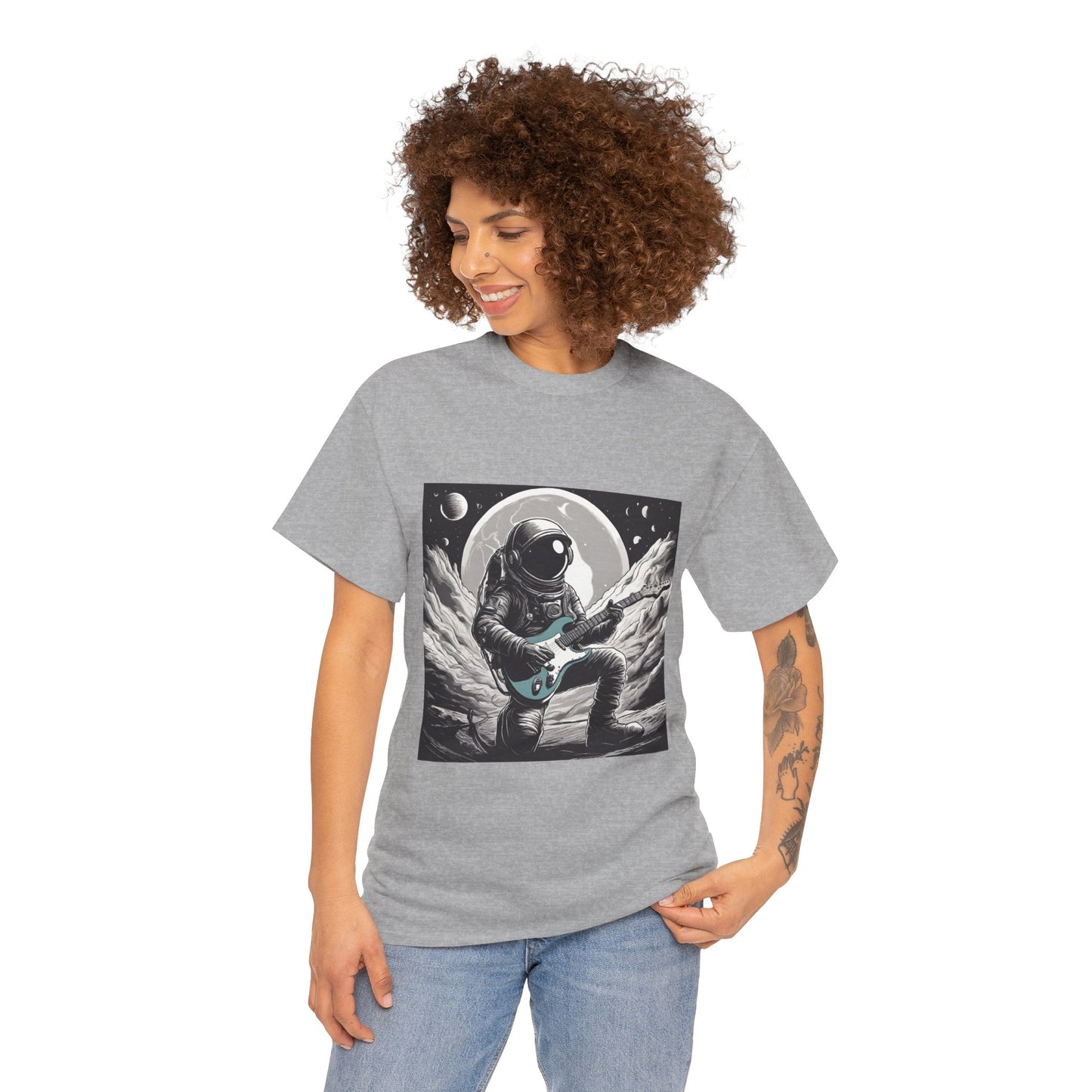 Galactic Jam Rockstar Astronaut Flashlander Gym Shirt