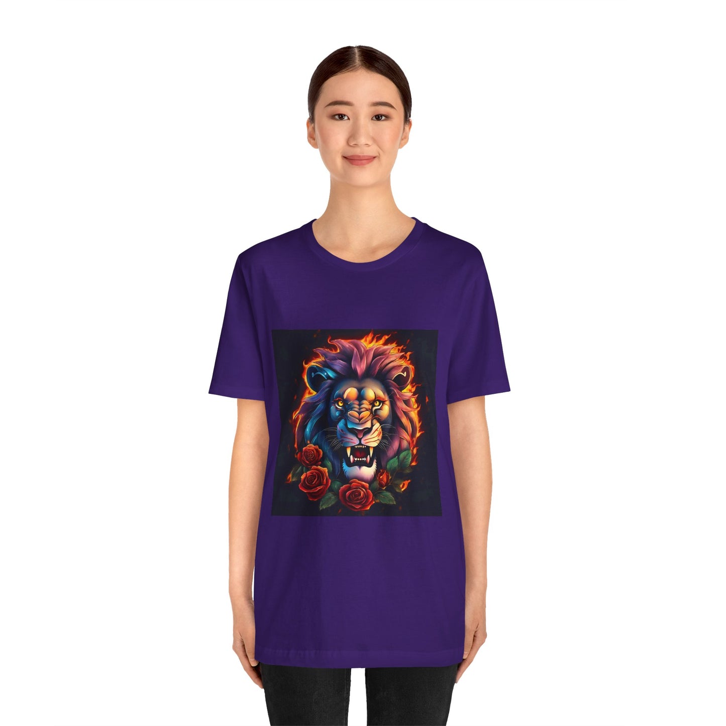 Brave Lion Flames Flashlander Gym Shirt