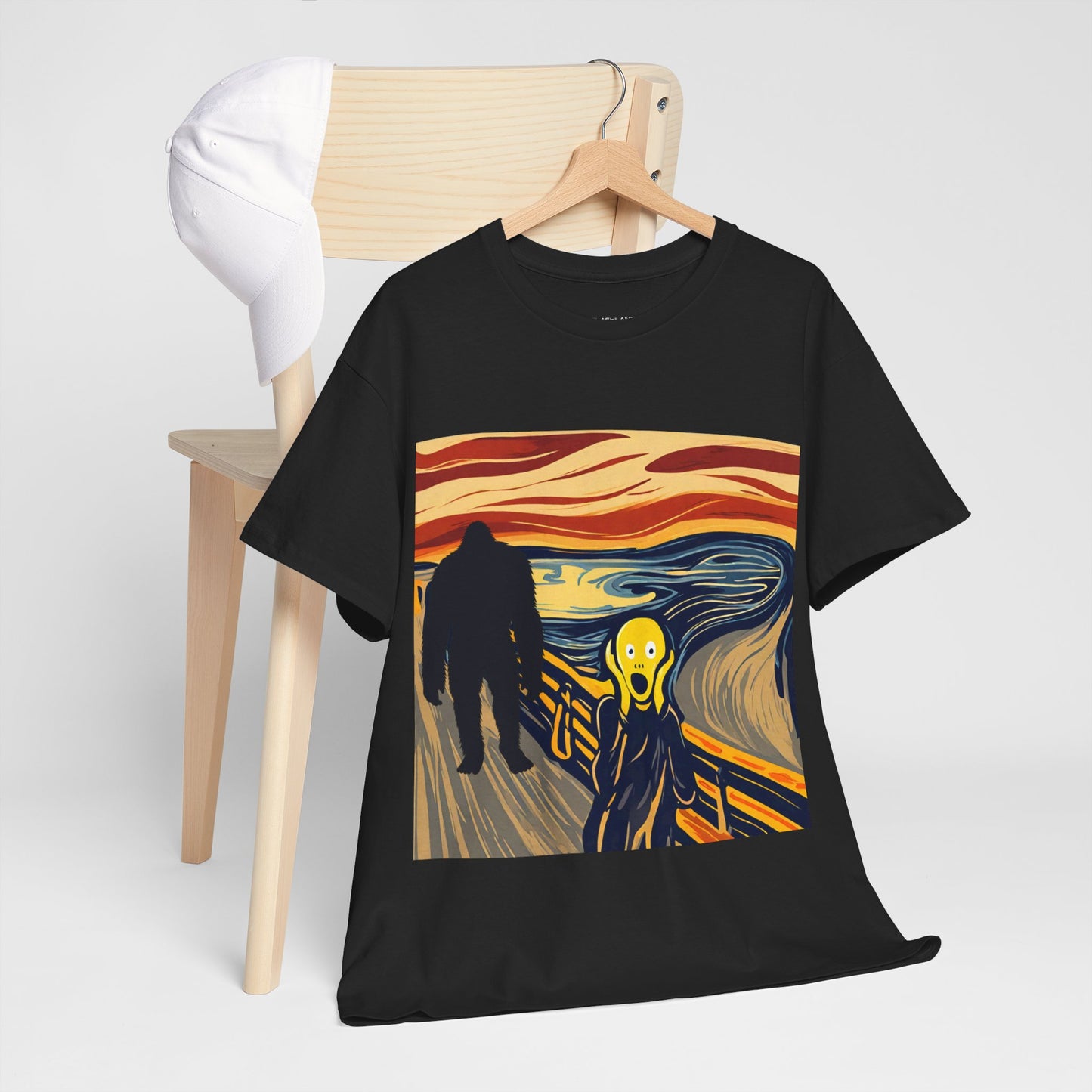 The Scream Meets Bigfoot A Startling Encounter - Flashlander Gym Shirt