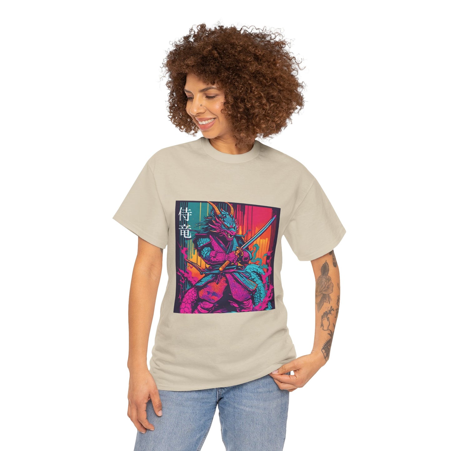 Dragon Samurai Pop Art - Flashlander Gym Shirt