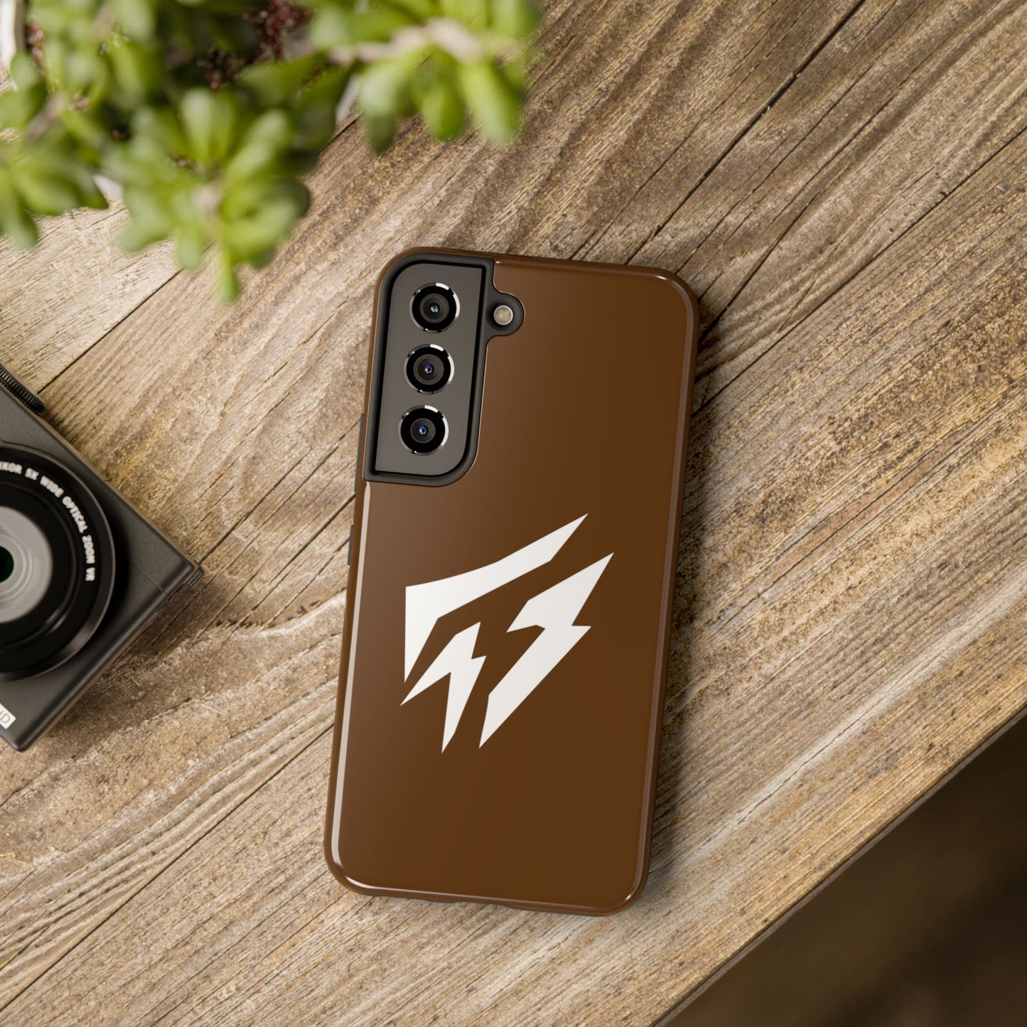 Flashlander Thunders Tough Phone Cases for all Iphone and Samsung Galaxy Brown