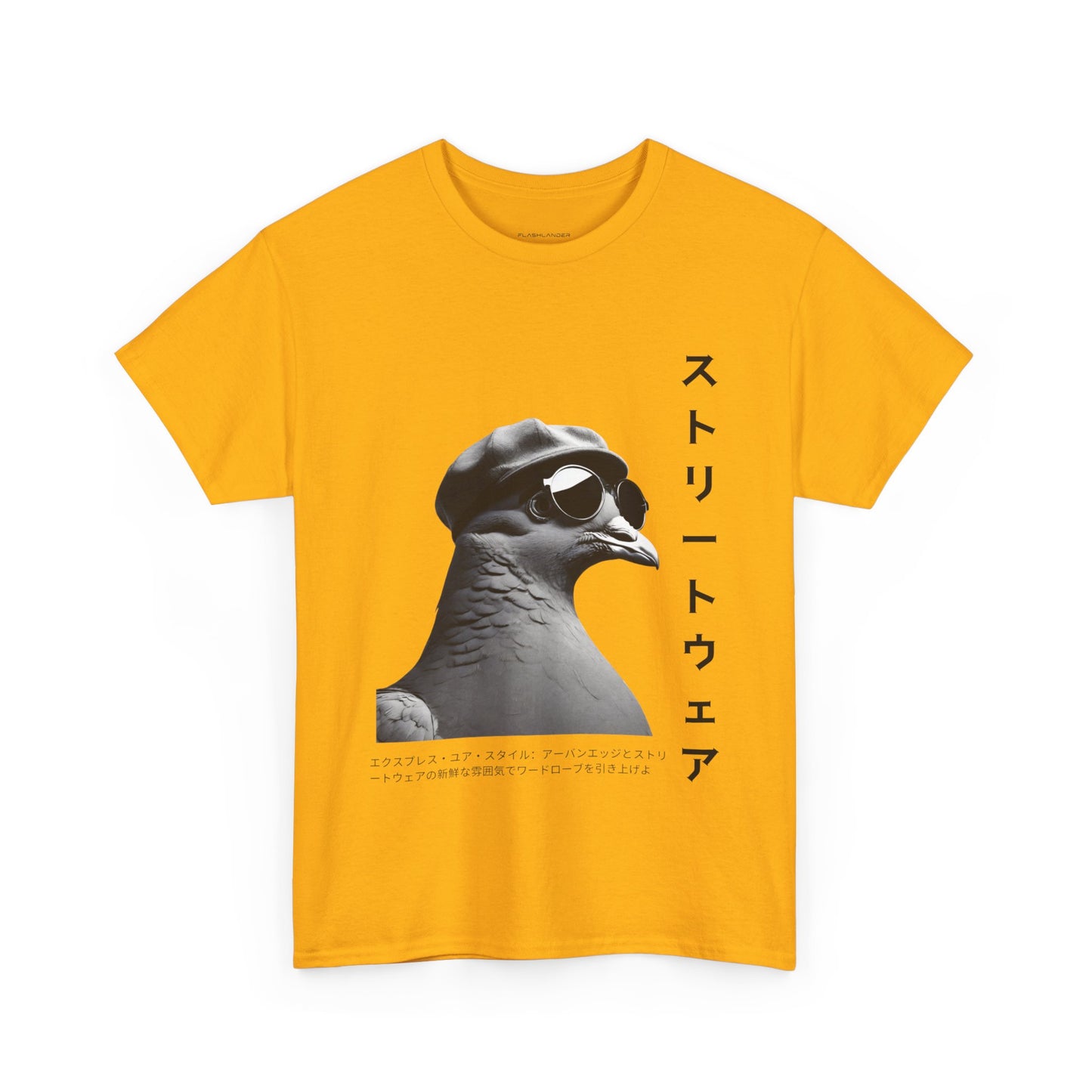 Punny Shirt Harajuku Streetwear with Custom Japanese Name - Flashlander Gym Shirt