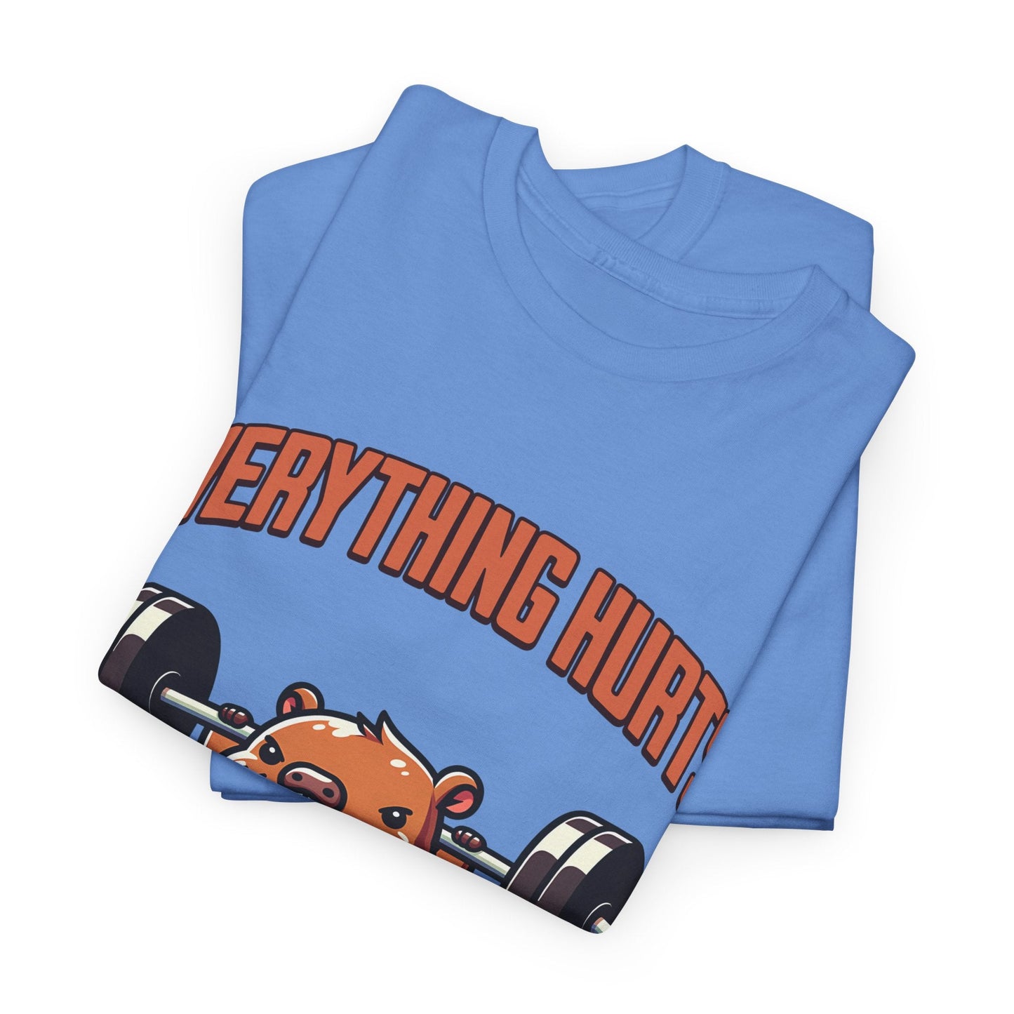 T-shirt de sport Beaver Everything Hurts &amp; I'm Tired T-shirt de sport Flashlander en coton unisexe noir anthracite T-shirt graphique de performance