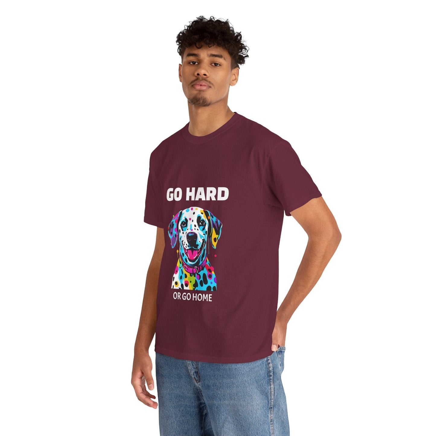 Dalmatian Dog Pop Art  - Go Hard Or Go Home Flashlander Gym Shirt