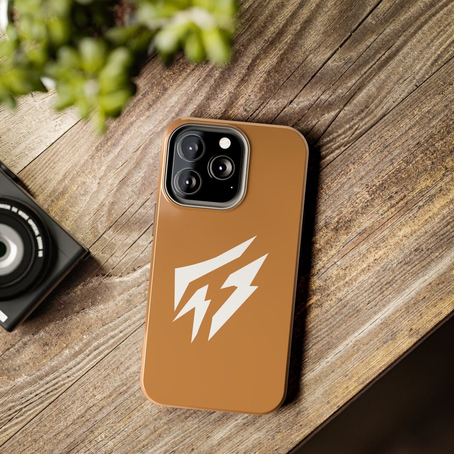 Flashlander Thunders Tough Phone Cases for all Iphone and Samsung Galaxy Light Brown