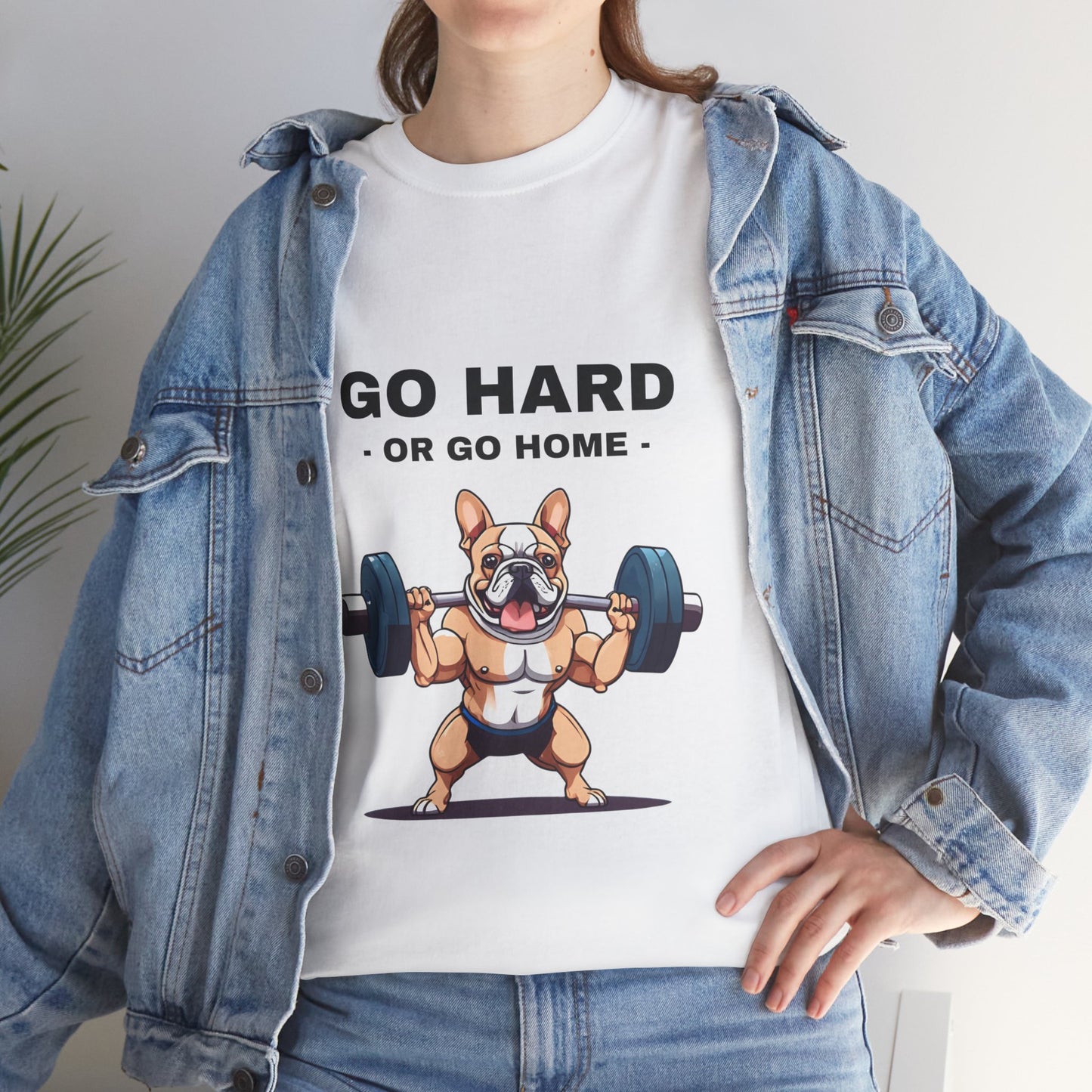 Muscular French Bulldog Dog Bodybuilding  - Flashlander Gym Shirt