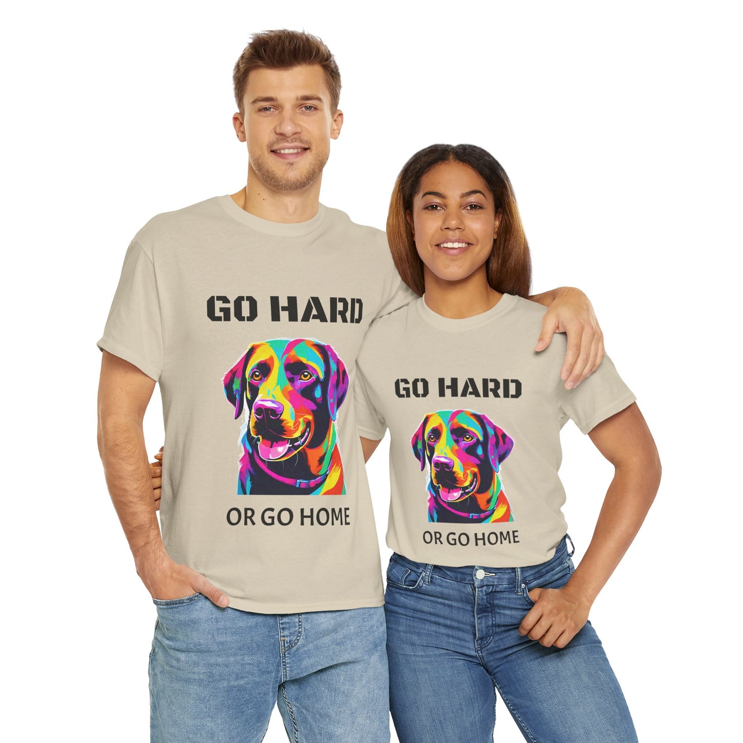 Labrador Retriever Dog Pop Art  - Go Hard Or Go Home Flashlander Gym Shirt