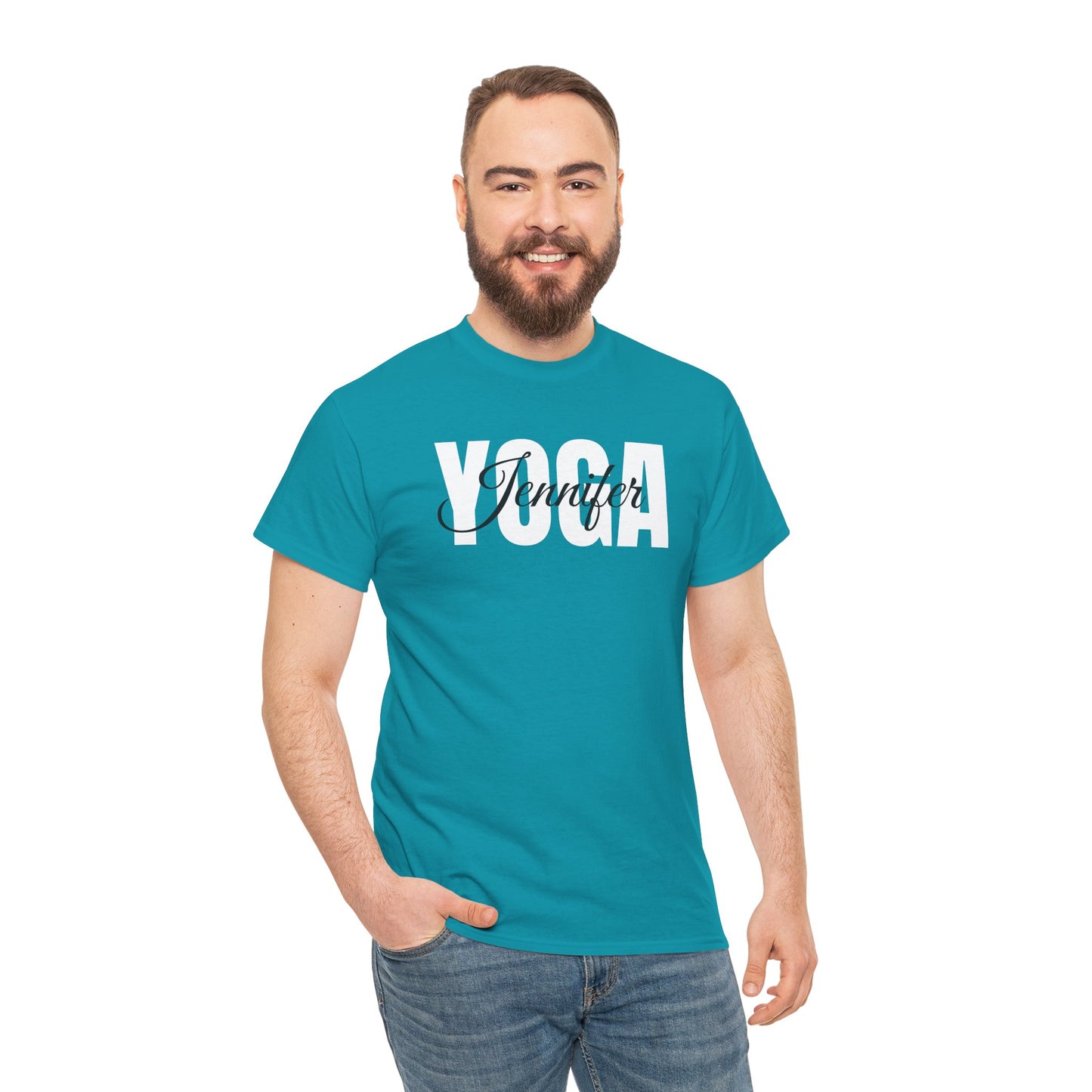 Personalized Yoga Shirt with Custom Name - Flashlander Gym Tee