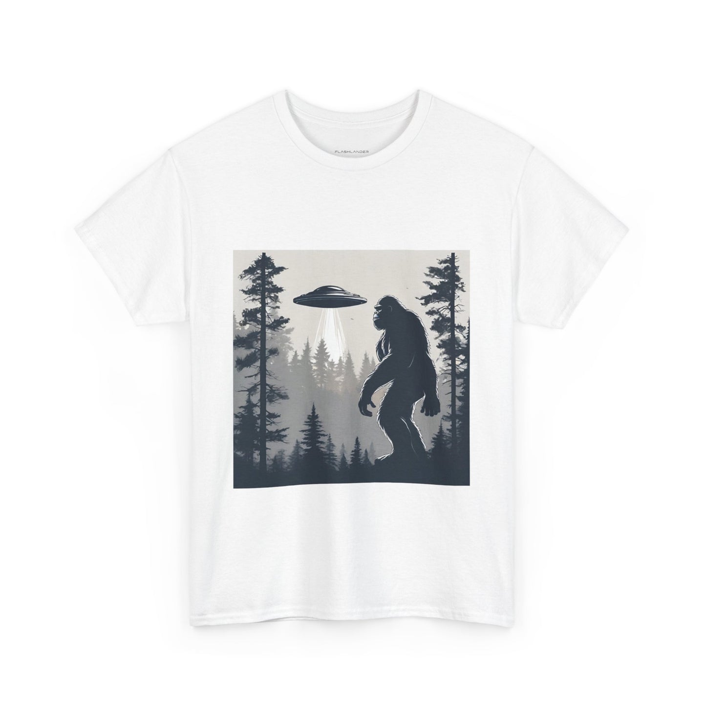 Sasquatch rencontre Bigfoot et OVNI - T-shirt de sport Flashlander