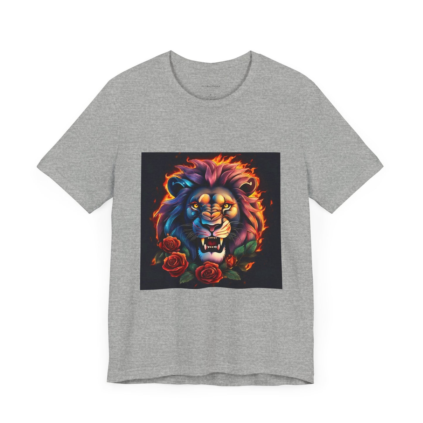 Brave Lion Flames Flashlander Gym Shirt