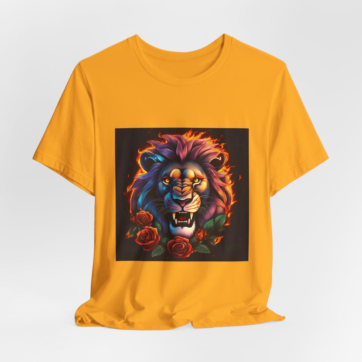 Brave Lion Flames Flashlander Gym Shirt