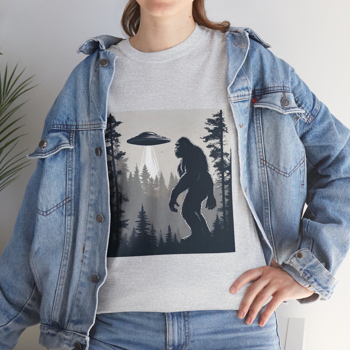 Sasquatch rencontre Bigfoot et OVNI - T-shirt de sport Flashlander