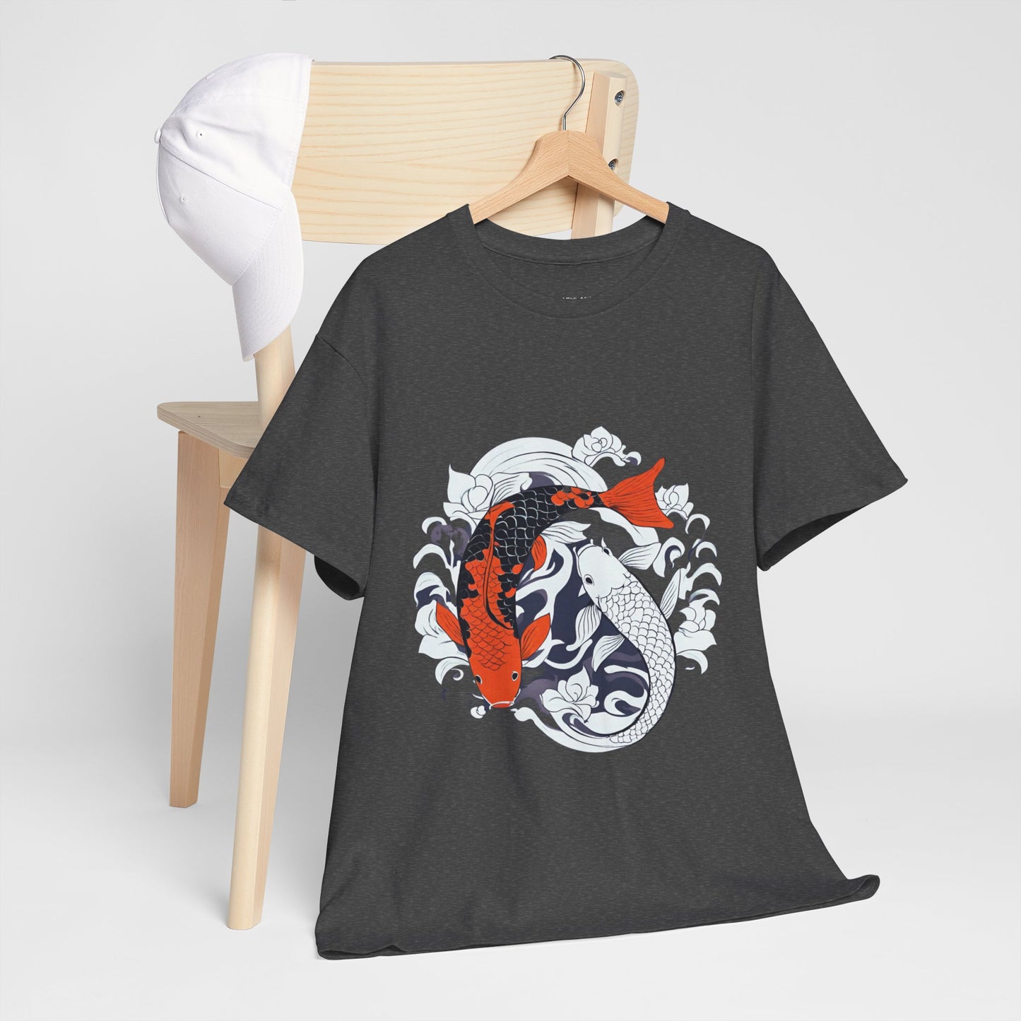 Yin Yang Japanese Koi Fish Flashlander Gym Shirt