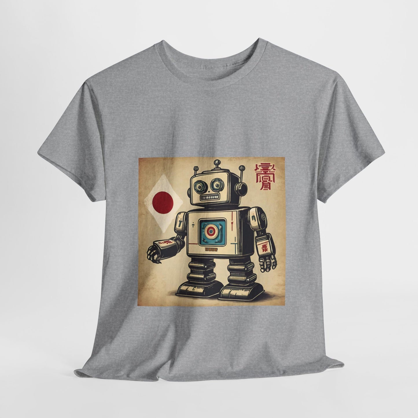 Camiseta deportiva con diseño de robot japonés vintage - Flashlander