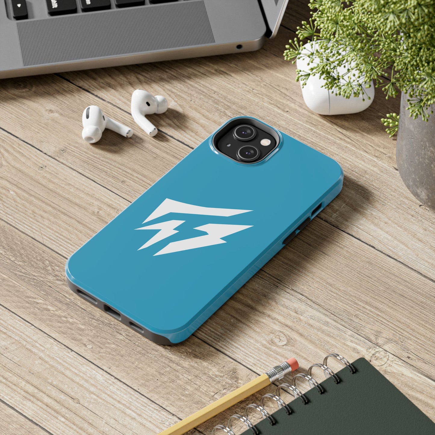 Flashlander Thunders Tough Phone Cases for all Iphone and Samsung Galaxy Blue Aqua Turquoise