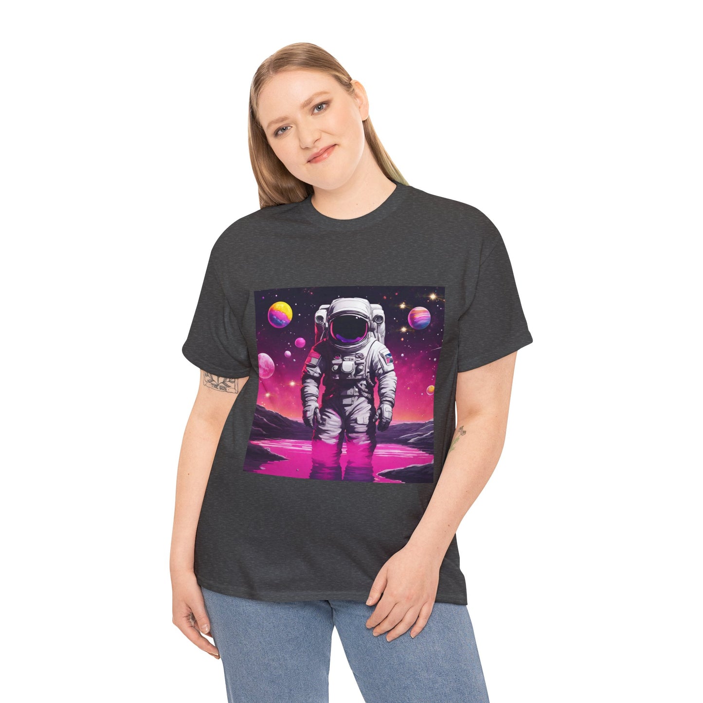 Astronaut Exploring New Worlds Flashlander Gym Shirt