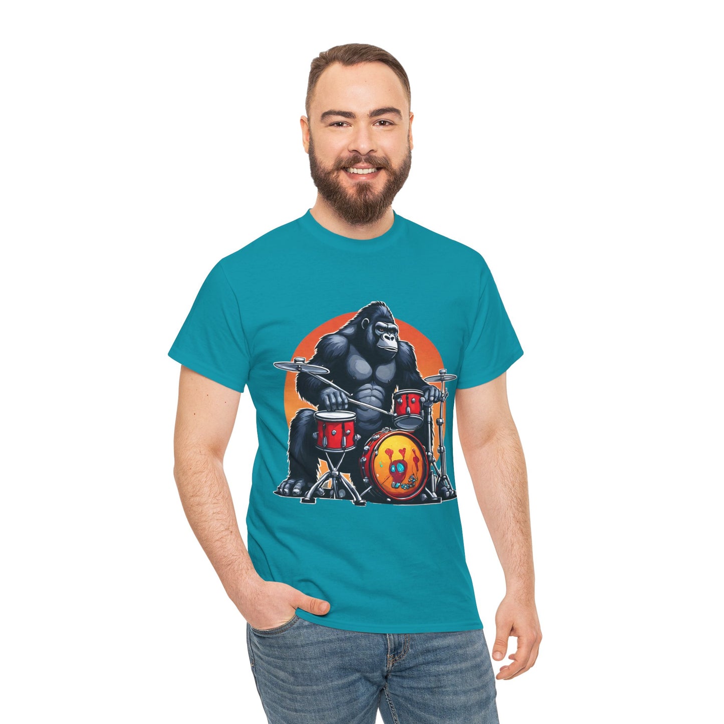 Muscle Gorilla Drummer Flashlander Gym Shirt