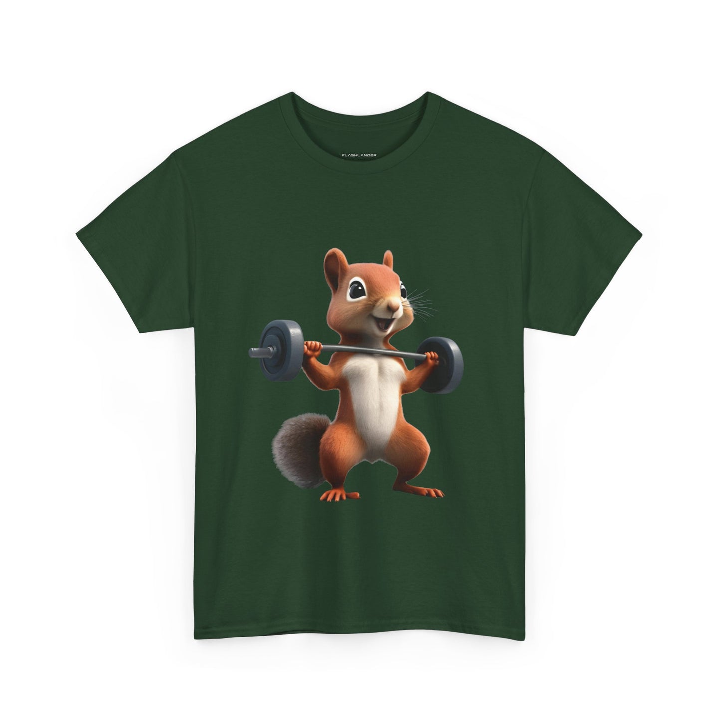 Squirrel Weightlifting Vintage Gym Shirt - Flashlander Graphic Tee