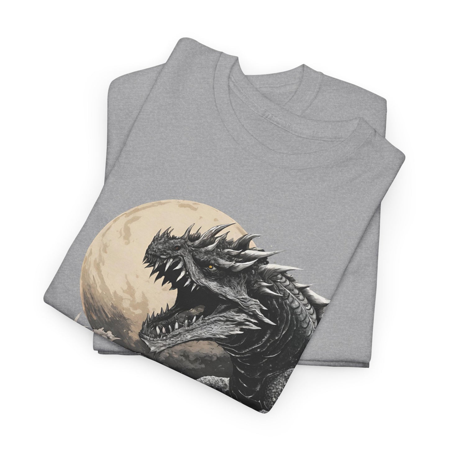 T-shirt de sport Flashlander, le monstre marin Kraken émerge, menace au clair de lune