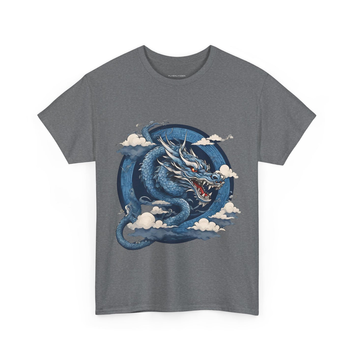 Dragon bleu japonais - T-shirt de sport Flashlander