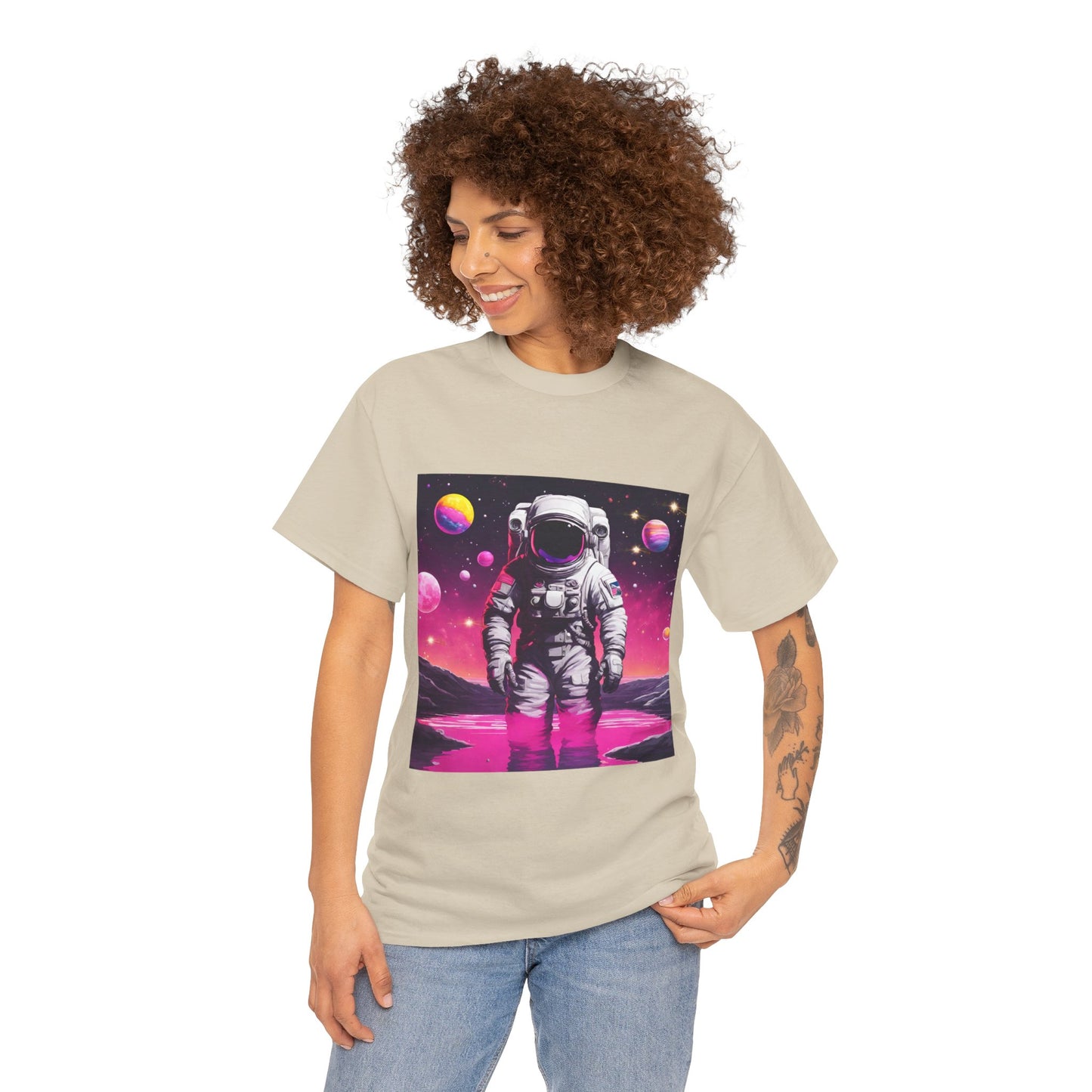 Astronaut Exploring New Worlds Flashlander Gym Shirt