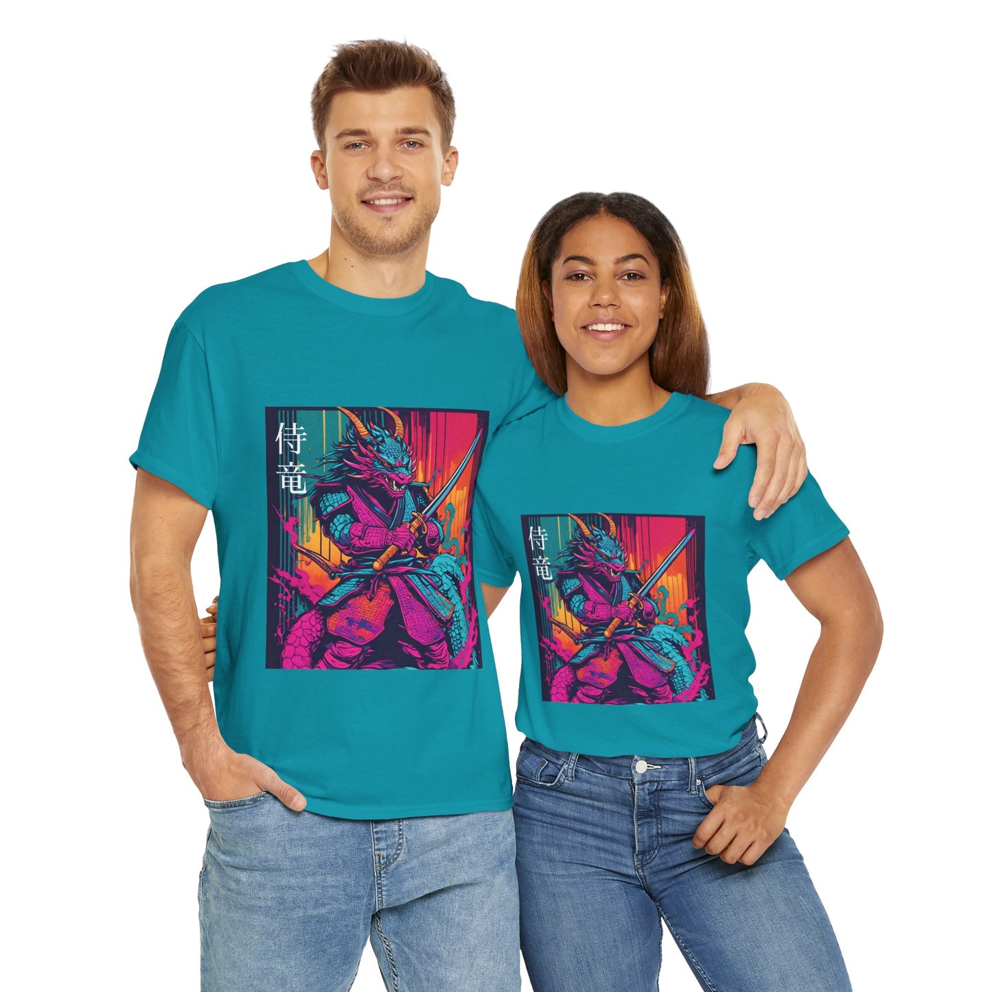 Dragon Samurai Pop Art - Flashlander Gym Shirt