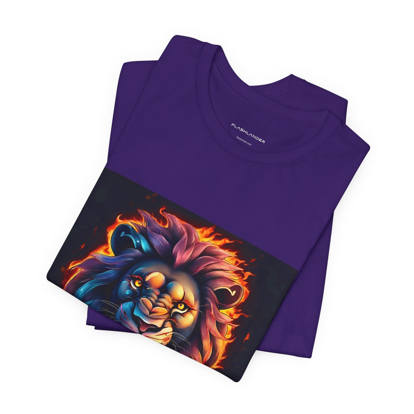 Brave Lion Flames Flashlander Gym Shirt