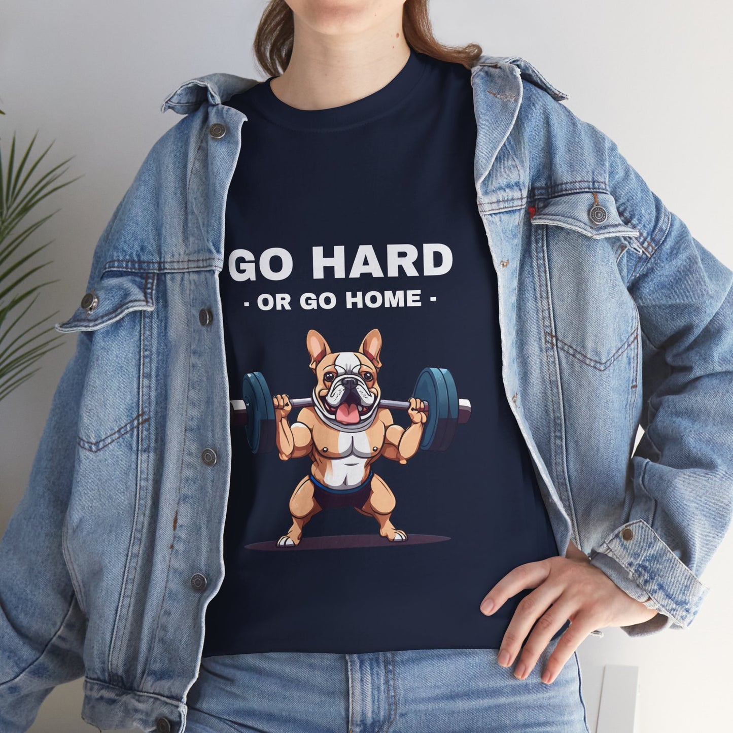 Muscular French Bulldog Dog Bodybuilding  - Flashlander Gym Shirt