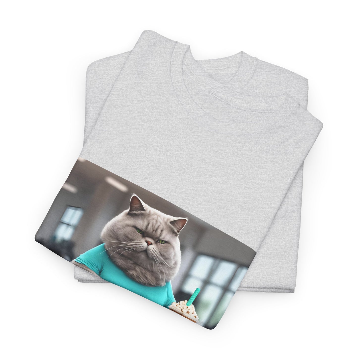 Funny Fat Cat On The Treadmill - Flashlander Gym Shirt