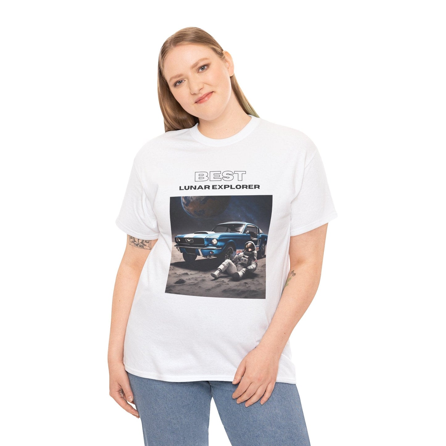 Astronaut Adventure Best Lunar Explorer Graphic Tee Flashlander