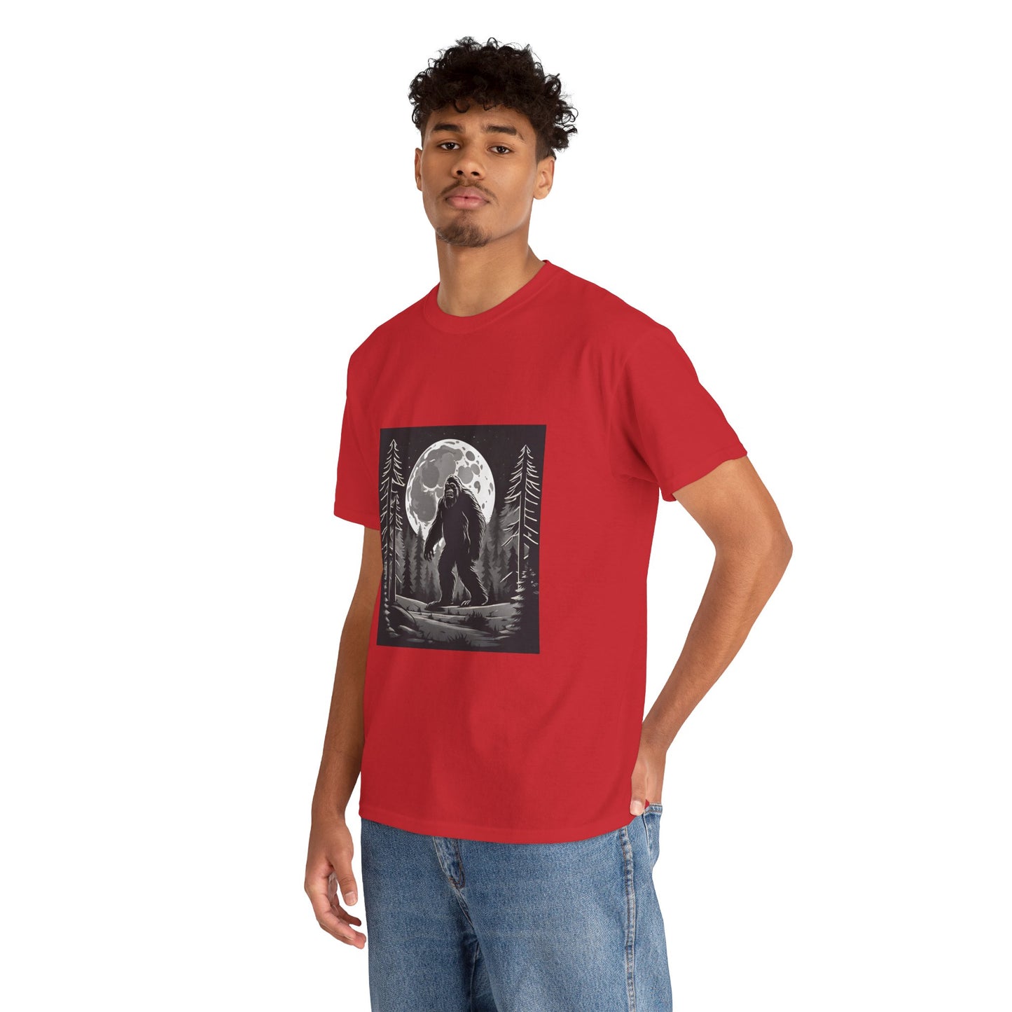 Camisa Bigfoot, camisa Sasquatch, camisa divertida Bigfoot, camisa de senderismo, camisa Yeti, camisa frescaUnisex camiseta de algodón pesado Flashlander