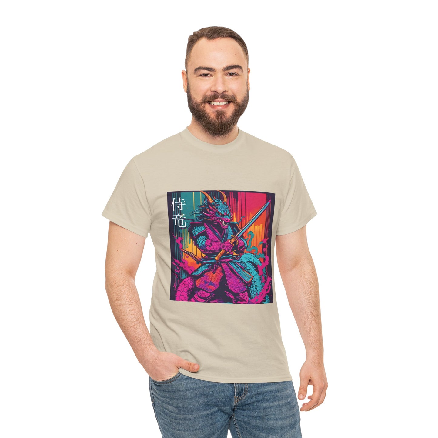 Dragon Samurai Pop Art - Flashlander Gym Shirt