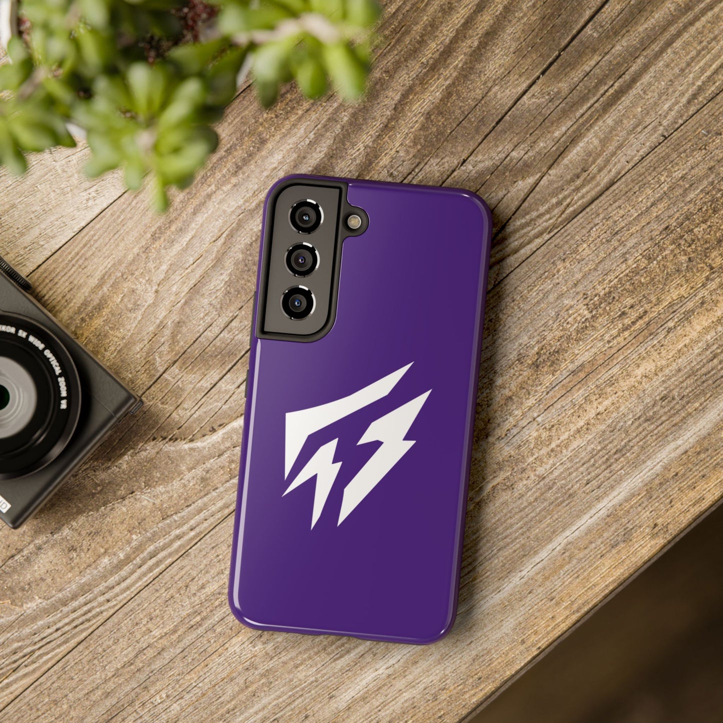 Flashlander Thunders Tough Phone Cases for all Iphone and Samsung Galaxy Purple