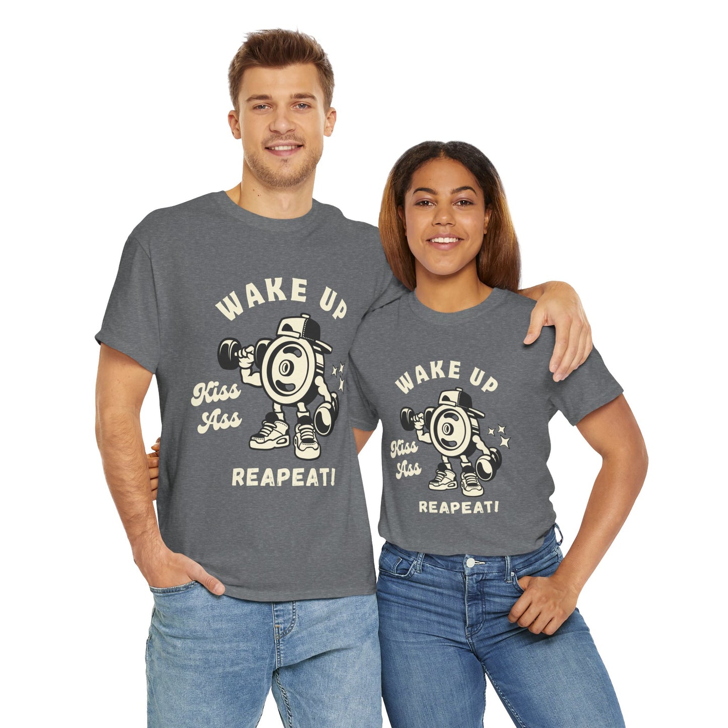 Wake Up Kiss Ass Reapeat - Flashlander Gym Shirt