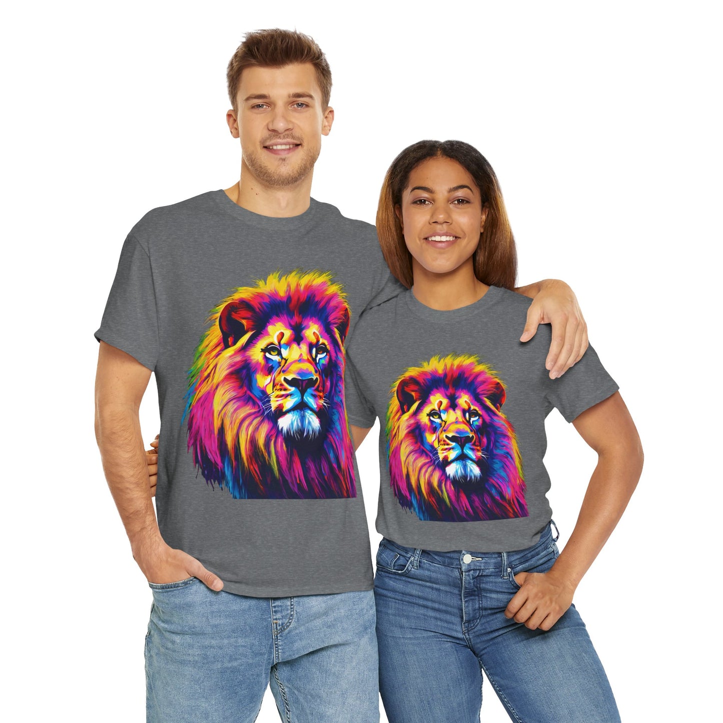 Lion Art Pop T-Shirt Flashlander