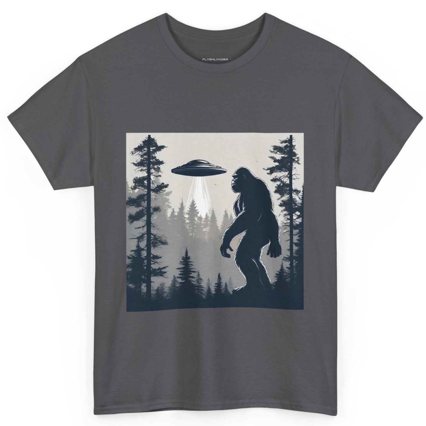 Sasquatch rencontre Bigfoot et OVNI - T-shirt de sport Flashlander