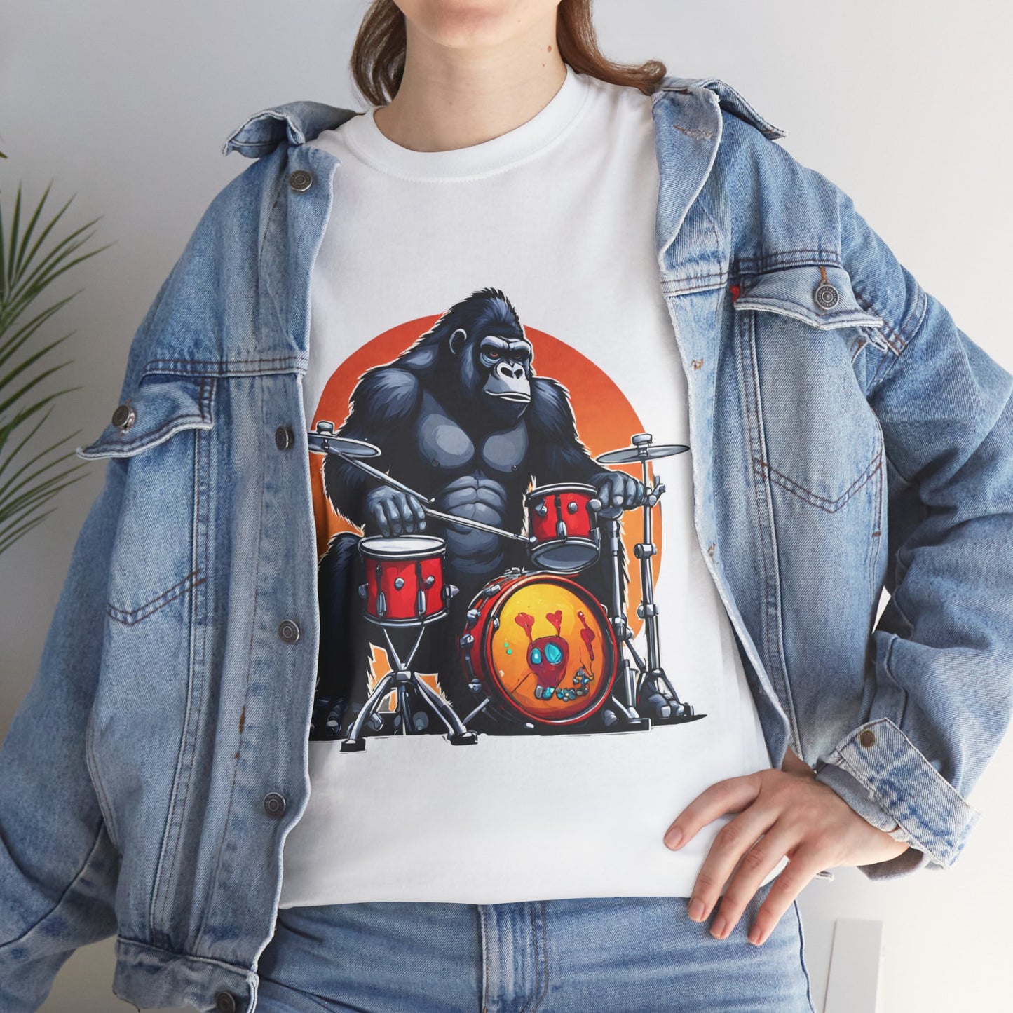 Muscle Gorilla Drummer Flashlander Gym Shirt