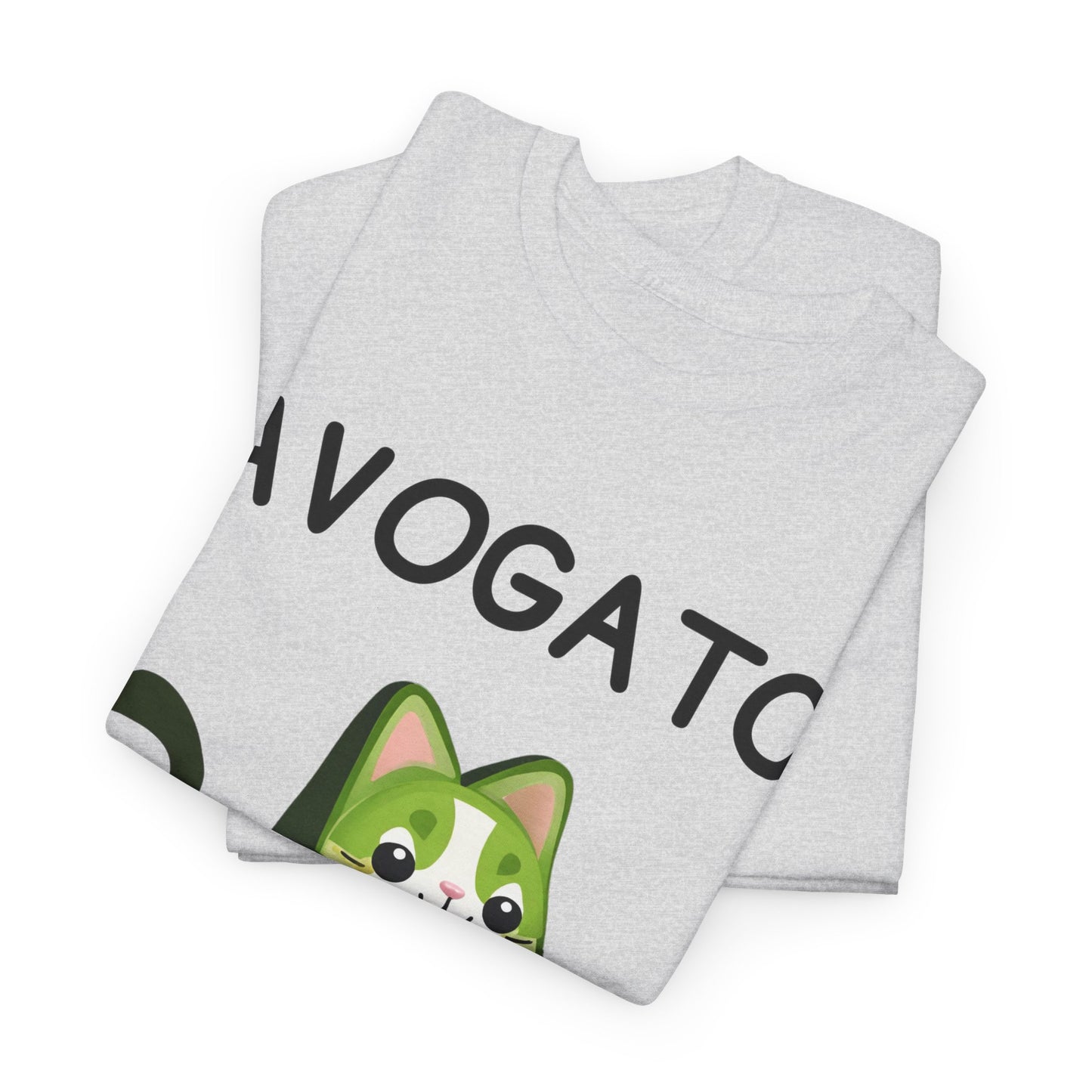 Avogato Funny Avocado Cat Face - Flashlander Gym Shirt