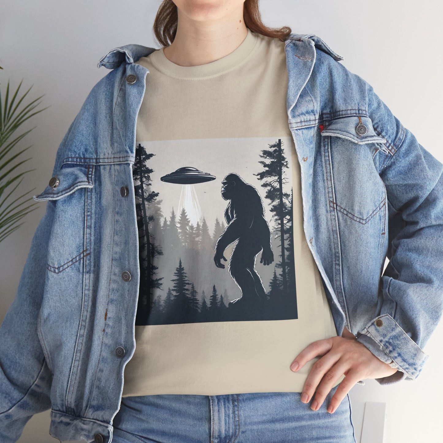 Sasquatch rencontre Bigfoot et OVNI - T-shirt de sport Flashlander