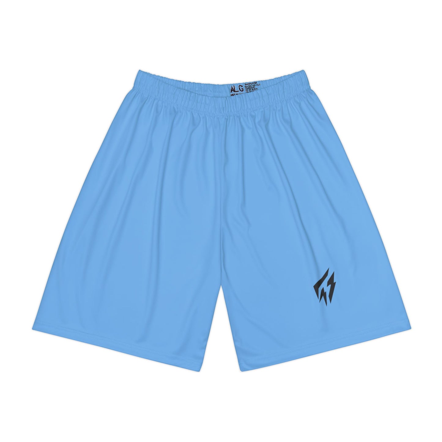 Flashlander ALG Performance Men’s Sports Shorts (AOP) Light Blue