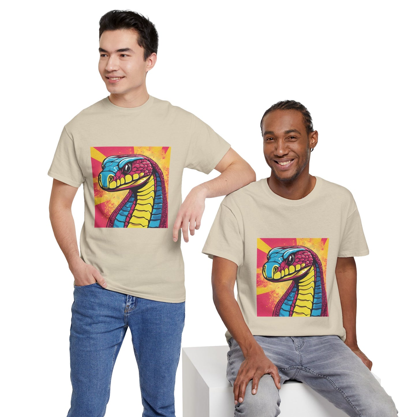 Cobra Snake Pop Art - Flashlander Gym Shirt